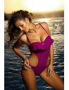 Ženski jednodijelni monokini kupaći kostim Carmen Thai Pink M-468 (5)