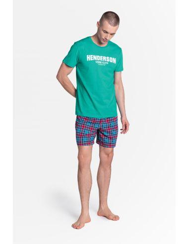 Moška pižama Lid 38874-69X zeleno-modra