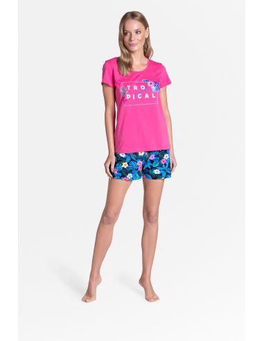 Ženska dvodelna pižama Tropicana 38905-43X roza