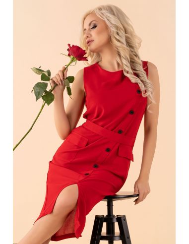 Ženska haljina Eqalisa Wine Red