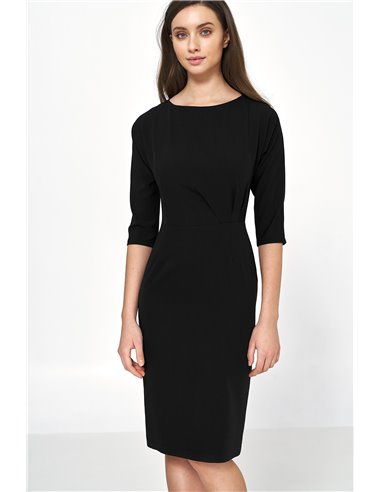 Elegantna crna haljina S218