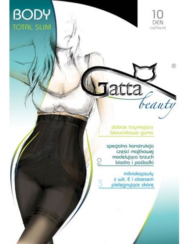 Ženske čarape Gatta Body Total Slim 10 Den