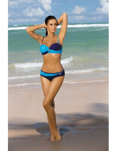 Ženski kupaći kostim Liliana Atene-Mare M-259 modra-nebesno modra (19)