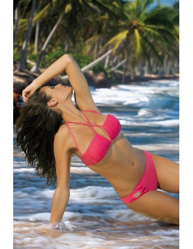Ženski kupaći kostim Kimberly Icelolly M-246 koralna (149)